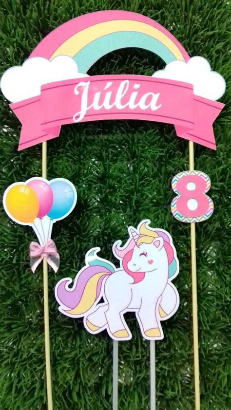 Como Fazer Topo de Bolo Personalizado para Imprimir.